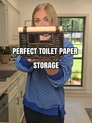 Love this basket! It's perfect for my bathroom 🚻 😍  #basket #homedecor #storage #organization 
