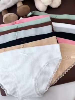 ¡Pack de 7 bikinis de algodón Hotcom suave como mantequilla sin picar! 🌸✨ 👇🛒#ropainteriorfemenina #LenceriaComoda #tiktokmademebuyit #PackDePanties #Summervibes 