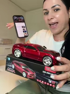 WSTER WS-592 Compact Sports Car Model Bluetooth Speaker - 360° Surround Sound Audio Device, USB, TF Card, AUX, FM Radio, TWS Pairing, Indoor Outdoor Speakers, Sound System, Birthday Gift#dealsforyoudays #tiktokshopdealsforyoudays #SummerVibes #summerwins #tiktokshopsummersale   