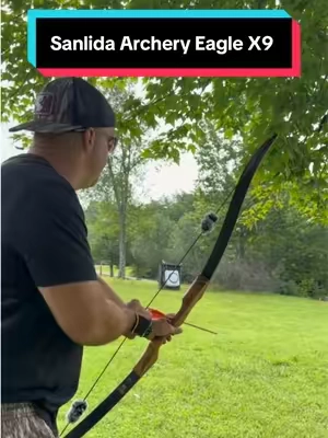 The Sanlida Archery Eagle X9 recurve bow @Sanlida Archery #archery #bowhunting #deerhunting #hunting #recurvebow 