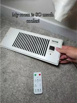 This made a huge difference in my bedroom! It definitely made it much cooler! 10/10 recommend!! #ventfan #ventfans 