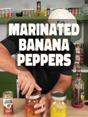 Last week I made banana pepper pickled eggs... this week, we're giving those banana peppers a recipe of their own. 🌶️🔥 These Bloody Mary Ranch Marinated Banana Peppers are the perfect banana pepper appetizer. Tangy, creamy, a little spicy, and packed with Dan-Good flavor, they're great for snacking, topping burgers and sandwiches, or serving at your next cookout. If you've got leftover banana peppers, don't let 'em go to waste. Turn them into these marinated peppers and thank me later. Yum Yum Get Ya Sum!