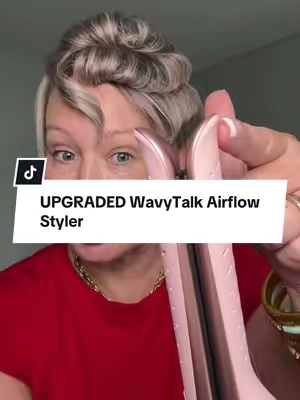 Who doesn’t love an upgrade! The whirlwind curl 2 in 1 hair straightener and curler from @wavytalkofficial  #tiktokshopcreatorpicks #tiktokshopsummersale #tiktokshopbacktoschool #wavytalkairflowstyler #shorthairtutorial 