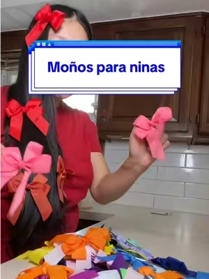 Moños para niñas  Ganchos para niñas #RibbonHair #accessories #clipshair 