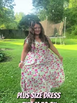 I’m in the 2x which is true to size! #plussize #plussizefashion #dress #dresses #dressup 