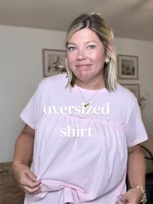LOVE these super flattering oversized babydoll tops 🤩 #fyp #momapproved #TikTokFashion 
