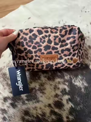 my absolute favorite makeup bags ever! #western #westernstyle #westernfashion #fyp #wrangler 