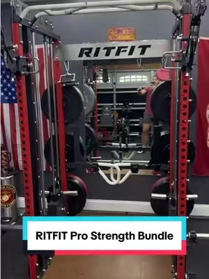 Smith machine, leg press, leg extension, adjustable rack, and enough training options to build your whole routine at home. This is the kind of setup that makes a commercial gym feel unnecessary. @RITFIT Sports  #TikTokShopCreatorPicks #tiktokshopsummersale #HomeGym #SmithMachine #LegPress