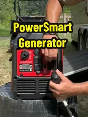 Portable, Quiet, and RV Ready!  PowerSmart 3600 Watt Quiet Portable Inverter Generator ##generator ##powersmart ##emergencypower ##rvliving ##tiktokshopsummersale