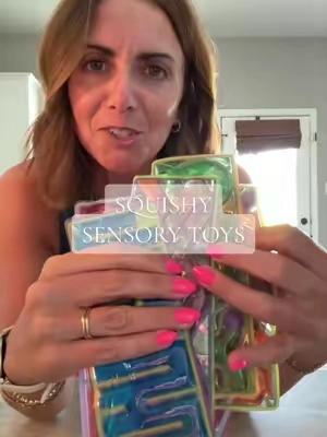 These are very satisfying and unique fidget toys!  #sensory #sensorytoys #fidgettoys #sensoryneeds 