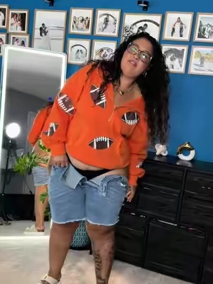 Givingggg #shorts #jeanshorts #womensfashion #plussizefashion #usboutiquechic 