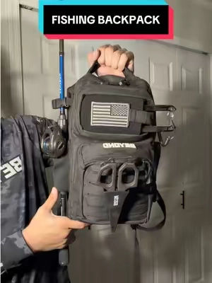The perfect gift for anyone that loves fishing #fishing #fishingbackpack #fishtok #giftok #tiktokshopcreatorpicks 