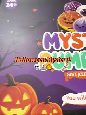 Halloween Ghost & Squishy. Which one would you like? #squishy#halloweensquishy#dumpling #squishytoys #mysterydumpling 