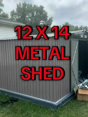 #outdoorstorage #metalshed #shed #homeimprovement 