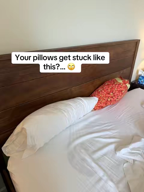 Why did I live with that gap for so long 😭 this is one of those simple upgrades that actually makes a huge difference #mattress #wedgepillow #mattressgapfiller #bedgapfiller #pillow 