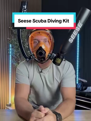 SEESE Mini Scuba Tank with mask and snorkel  #scubadiving #scubadive #scubadivers #seese 