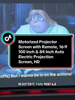 Motorized Projector Screen with Remote, 16:9 100 Inch & 84 Inch Auto Electric Projection Screen, HD 4K Movie Screen for Home Theater, Cinema, Office  #projector #projectorscreen #projectorscreen #screen #screenfreeplay 
