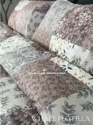 #comforterset #quiltcomforter #quiltset #beddingset 