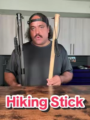 Hiking Stick! #hikingstick #Hiking #hikingadventures #campinglife #campinghacks 