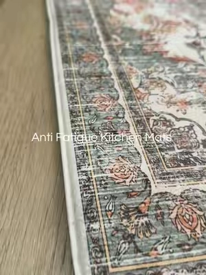 My feet’s BFF in the kitchen #kitchenrug #antifatigue #kitchenmat #kitchendecor #bohokitchen 