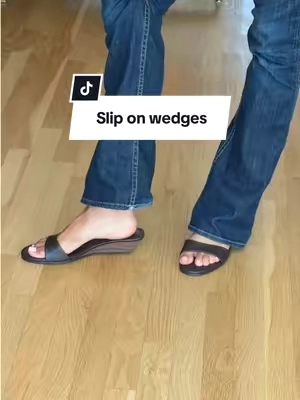 Replying to @Tammy Davis1002 Perfect size wedges these are comfortable for all day wear two color options, but the chocolate brown is gorgeous! #justfabshoes #miniwedges #summerfinds #tiktokshopsummerturnup #lowwedgeheels @JUST FAB 