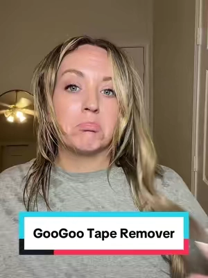 Here’s how I remove my tape-in hair extensions. Goo goo hair remover makes it so much easier and better for your hair. @GOO GOO #googoohair #hairextensionremoval #diyhairextensions #tapeinextensions #howtoremovehairextensions 