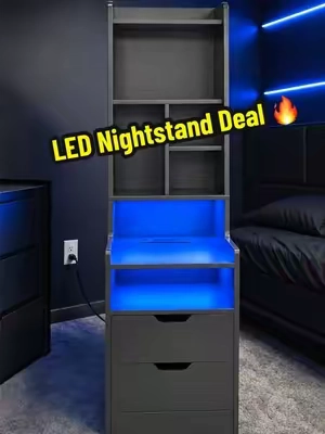 Comes in different colors and on a special flash sale rn 👀🙌 #nightstand #furniture #sale #bedroom #bedroommakeover 