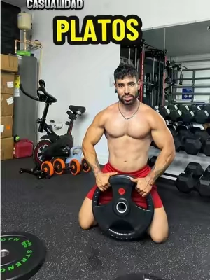 Platos Mejores y más Cómodos #weightedplates #homeworkout #homegym 