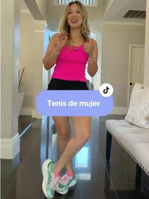 Tenis de moda súper cómodos 🩷💚 @SHOEBACCA #tenisdemujer #tenisparaentrenar #tenisdemoda #addidas #tiktokshopsummersale 
