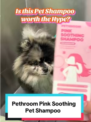 Pro grooming care at home, at 1/50th the price co-developed 3-in-1 shampoo @PETHROOM Global #pethroom #pinksoothingshampoo #dogshampoo #petshampoo #petlovers 