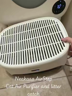 Neakasa AirStep is an absolute game changer for catching litter, deodorizer or odor elimination for the litterbox and cleaner air! It’s a win win 🥇  #neakasa #litterboxstep #litterboxhack #automaticlitterbox #tiktokshopcreatorpicks 