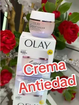 DESCUENTO🚨🚨🚨🚨 Olay Super Cream with Sunscreen SPF 30, Ultra Lightweight SPF Face Moisturizer. #tiktokshopsummersale #summersales #dealsforyoudays #antienvejecimiento #olaycream 