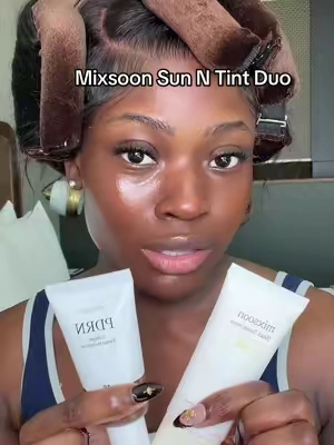 Skincare-first makeup is always the move. ✨ This lightweight PDRN Skin Tint smooths and perfects your complexion while the Bean Sunscreen SPF 50 delivers invisible sun protection with no white cast. @mixsoon  #GlassSkin #KBeauty #LightweightMakeup #SensitiveSkin #DailySPF