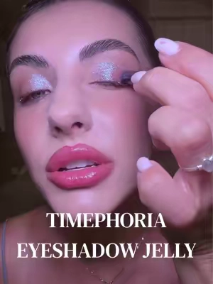 Shimmer without the fallout  #timephoria #eyeshadow #makeupforbeginners #affordablemakeup #tiktokshopsummersale