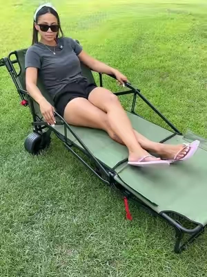 Oh this is the best thing I’ve bought for camping this fall! #beachcart #wagon #wagoncart #buggy #cart 