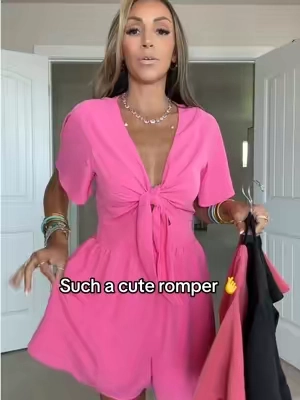 I now have 3 colors in this romper. 😍 it’s cute, playful, and sexy. Love the silky material too 🫠