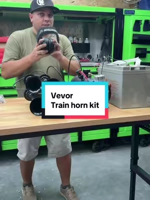 loader than I expected. Really good price on this one. @VEVOR Home Improvement #vevo #horn 