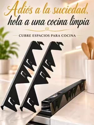 Mantén tu cocina más limpia y evita que caigan migas, grasa o líquidos entre la estufa y el mesón. Estos protectores ajustables son resistentes al calor, fáciles de limpiar y se adaptan a diferentes espacios para un acabado más ordenado. #KitchenGadgets #KitchenOrganization #HomeEssentials #tiktokshopsummersale #tiktokshopcreatorpicks 