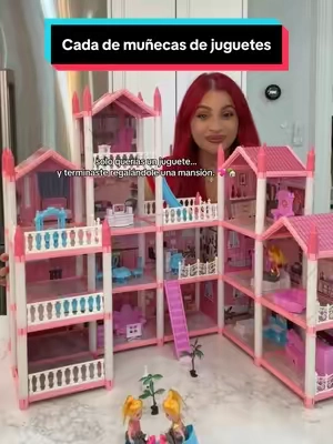 Si tu princesa ama jugar con muñecas, esta casita le va a encantar. Tiene 16 habitaciones, viene con muebles, accesorios, luces de colores y 3 muñecas para que empiece a jugar desde el primer día. Me encanta porque es lo suficientemente grande para que jueguen varias niñas al mismo tiempo y pasen horas inventando historias. Es un regalo precioso para cumpleaños, Navidad o cualquier ocasión especial. #hugedollhouse#dollhouse#kidstoy#TikTokShopCreatorPicks#tiktokshopsummersale  
