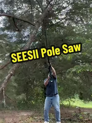 Yard Work Game Changer! SEESII 2 in 1 Cordless Pole Saw & Mini Chainsaw ##polesaw ##seesii ##chainsaw ##yardwork ##tiktokshopsummersale