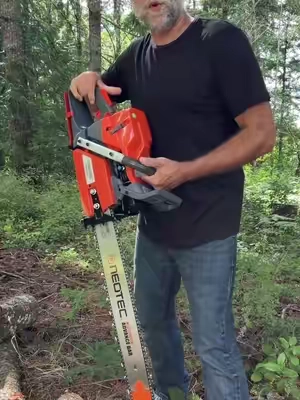 NEOTEC NH872 70cc Professional Gas Chainsaw, 5.3HP Heavy-Duty Chain Saw with 24/28 Inch Bar & Chain Options for Logging, Tree Felling, Wood Cutting & Farm Work, Compatible with 372XP Parts.    #chainsaw #firewood #tools #tiktokshopsummersale #tiktokshopcreatorpicks @Neotec_us @Neotec @Neo-tec Garden 