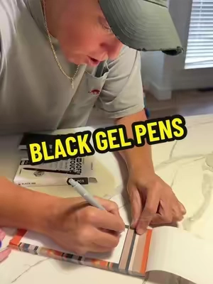 It’s a miracle.. she is so picky about her work pens 😅 #gelpens #backtoschoolshopping #pen #blackpen #schoolsupplies 