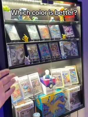 Which color for these display cases is better? #display #collector #collecting #collection #collectibles 