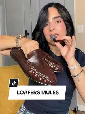 Loafers Mules #loafers #loafersshoes 