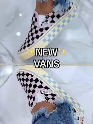 Checkerboard Vans 🔥 #vans #checkerboardvans #vansshoes #sliponshoes #tiktokshopsummersale @vans 