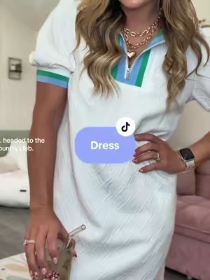 Love this preppy dress from @Fisoew Sports 