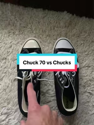 These Chuck 70s are an upgrade over normal chucks. Normal chucks are still classic though. If you have wide feet you might want to stay true to size or go up a half size for the Chuck 70s. I have narrow feet and went down a half size and they fit me perfectly. For the normal chucks stay true to size #chuck70 #chucktaylors #converseallstar 