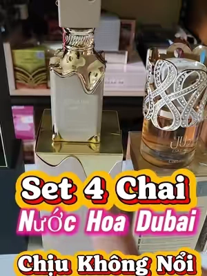 Sét nước hoa Dubai này Bà Xã Minh rất thích #Dubaipefume#nuochoadubai#nuochoanu#Lattafa#minhnguyen 