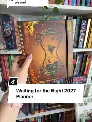 Replying to @nsmithlnc a full flip through of the Waitint for the Night gothic, dark academia themed 2027 planner 🖤 Between the gothic artwork, moon phases, habit trackers, stickers, and gold foil details, it’s perfect if you love a darker aesthetic. 🌙 Weekly & monthly layouts 🖤 Gothic-inspired artwork 🌿 Habit trackers & moon phases ✨ 4 planner sticker sheets 📚 Hardcover with gold foil details 🗂️ Back pocket, elastic closure & ruler bookmark #PlannerTok #waitingforthenight  #DarkAcademia #Stationery #2027Planner @ConQuest Journals, Inc. 