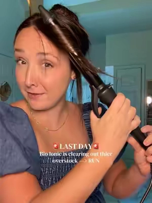 If you have long hair and want smooth, bouncy curls that actually last, this Bio Ionic curling iron is the one I keep reaching for. I linked it before it’s gone again! ✨ #bioionic #curlingiron #longhair #hairtok #tiktokshopfinds 
